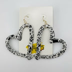 Big Love Monochrome Dangles - Smudges