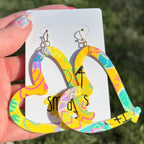 Big Love Yellow Dangles - Smudges