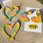 Big Love Yellow Dangles - Smudges