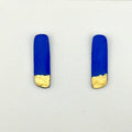 Colour Me Happy Blue Studs - Smudges