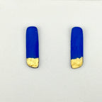 Colour Me Happy Blue Studs - Smudges