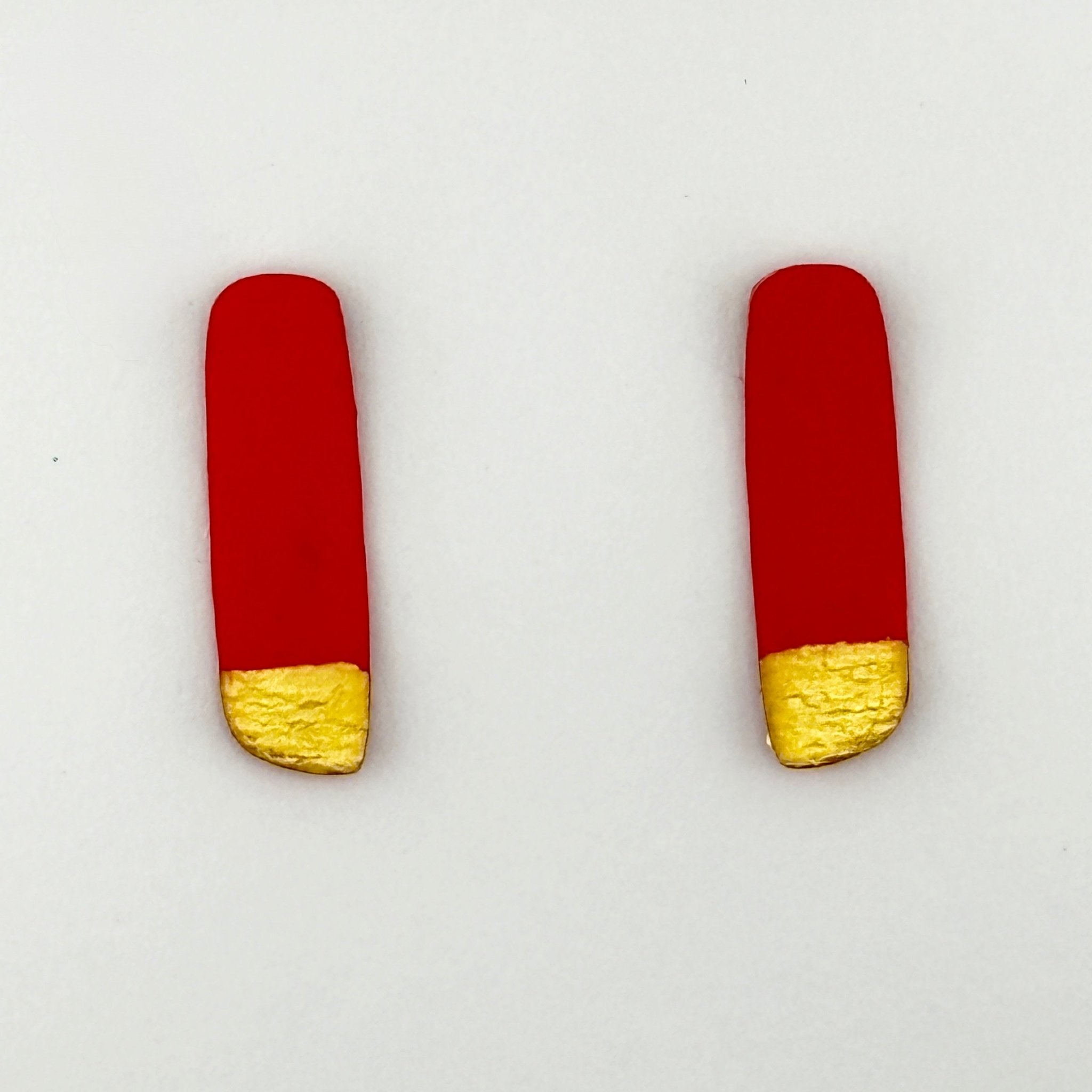 Colour Me Happy Red Studs - Smudges