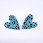 Gone Wild Heart Studs - Smudges