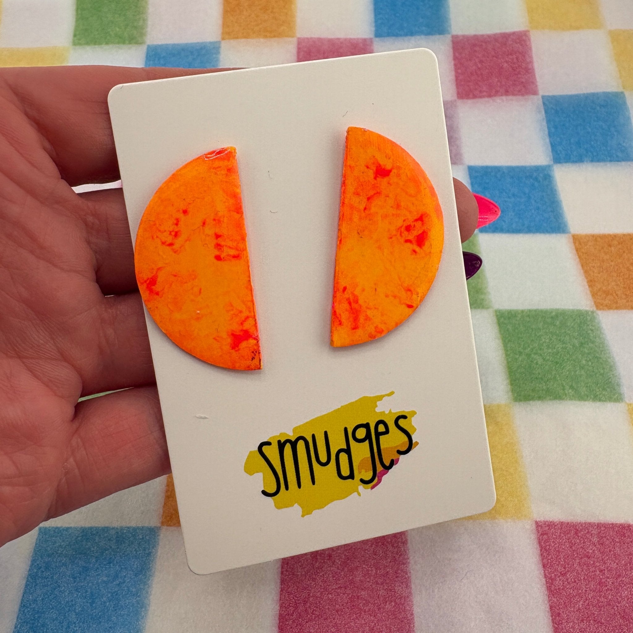 Heat Wave Studs - Smudges