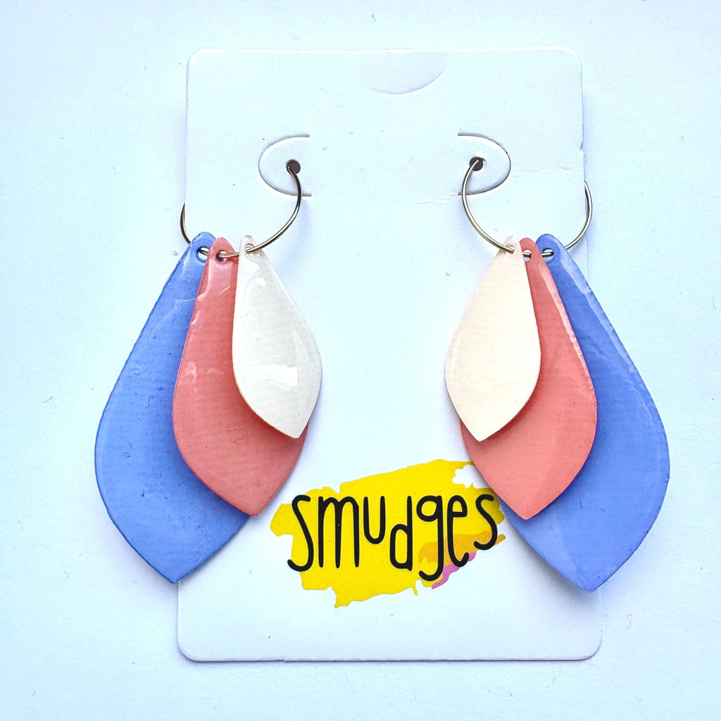 Hydrangea Haze Hoops - Smudges