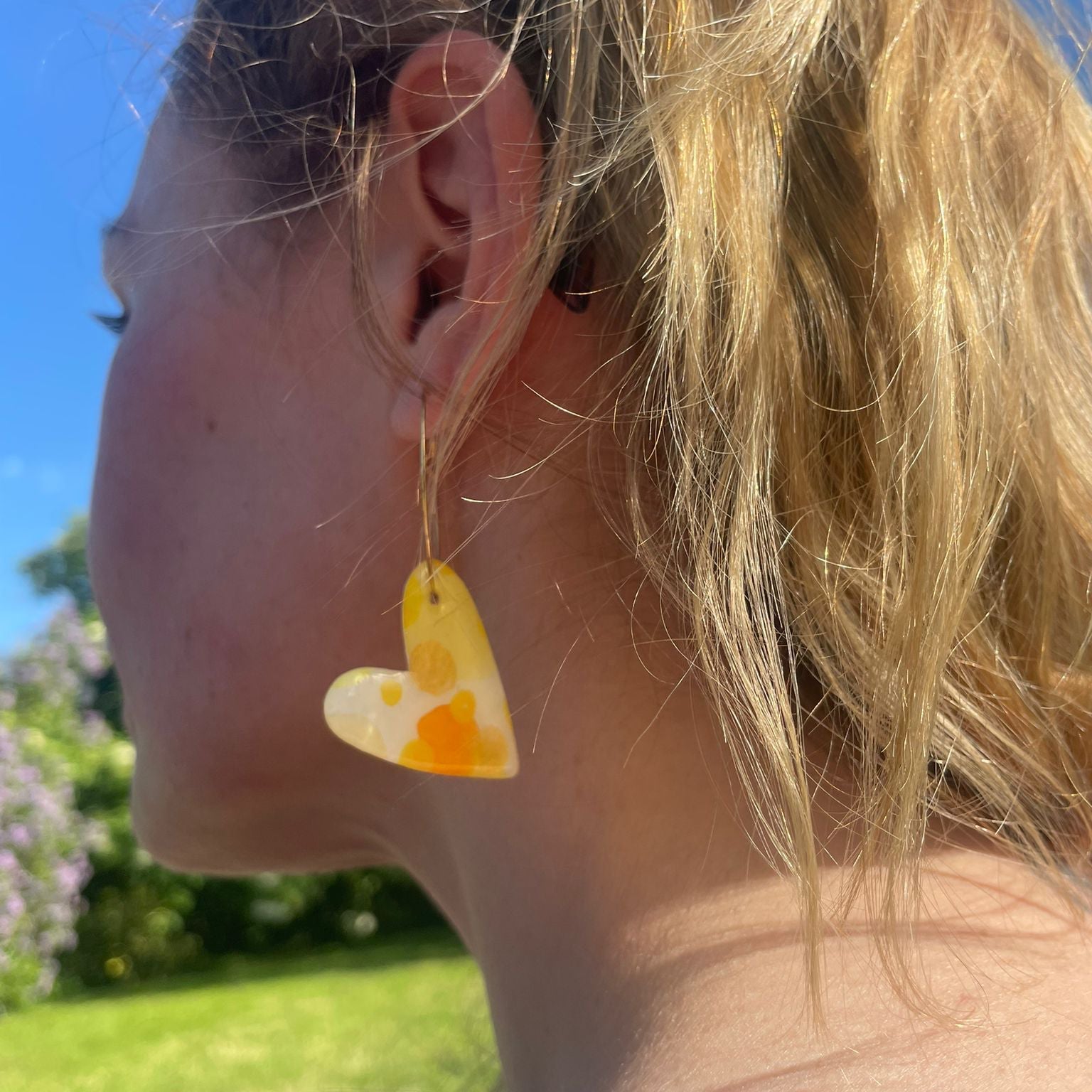 Lemon Drops Hoops - Smudges