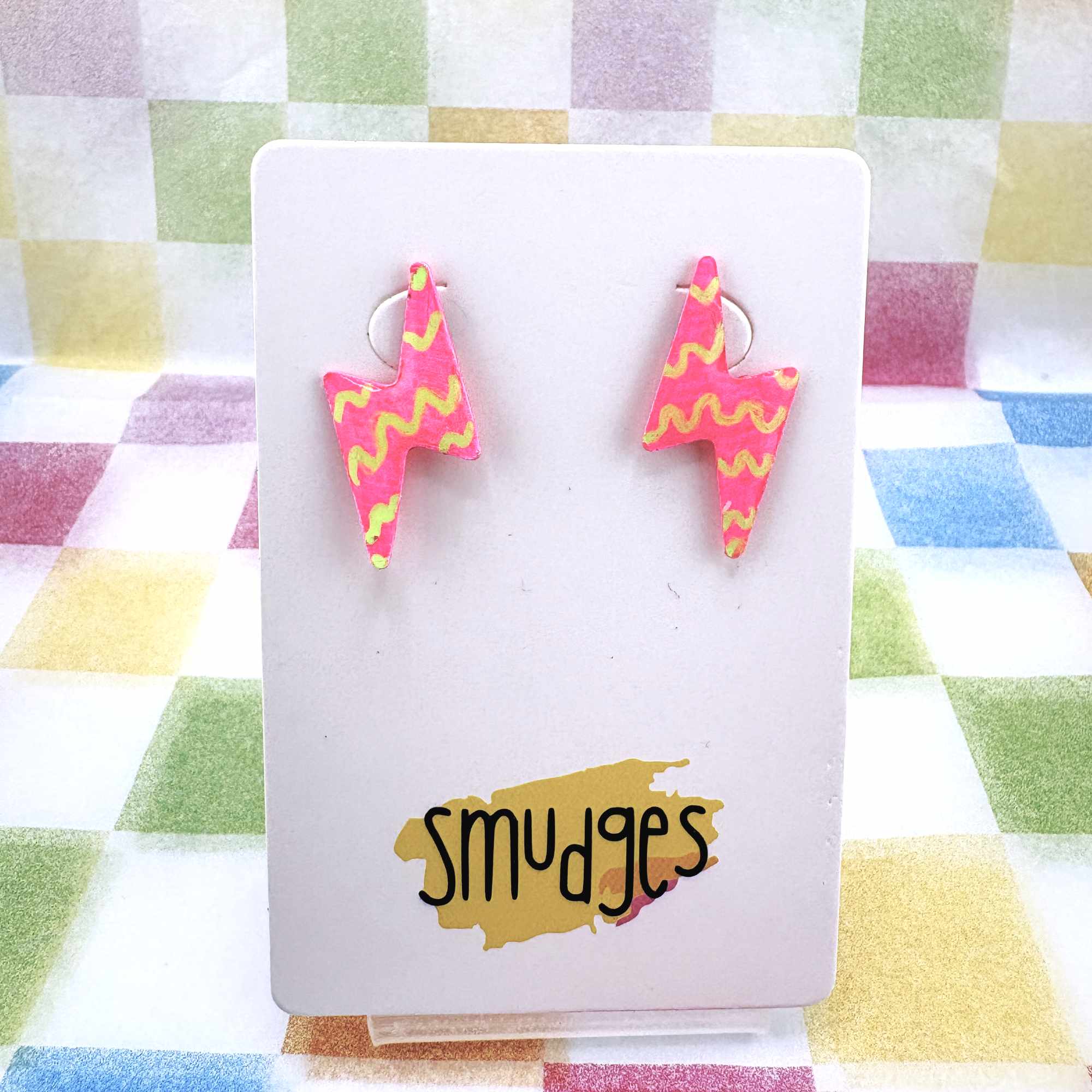 Live Wire Studs - Smudges