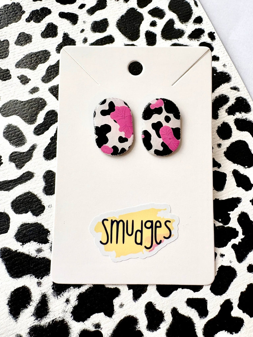 Messy Cow Studs - Smudges