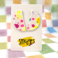 Neon Freckle Studs - Smudges