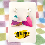 Neon H-Art Attack Dangles - Smudges
