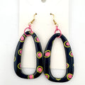Polka Face Dangles - Smudges