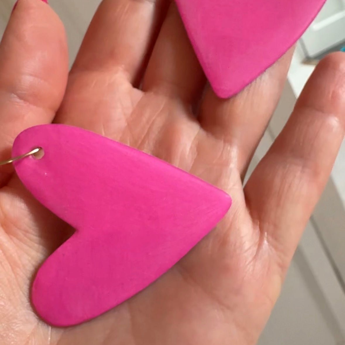 Pretty in Pink Hoops - Smudges