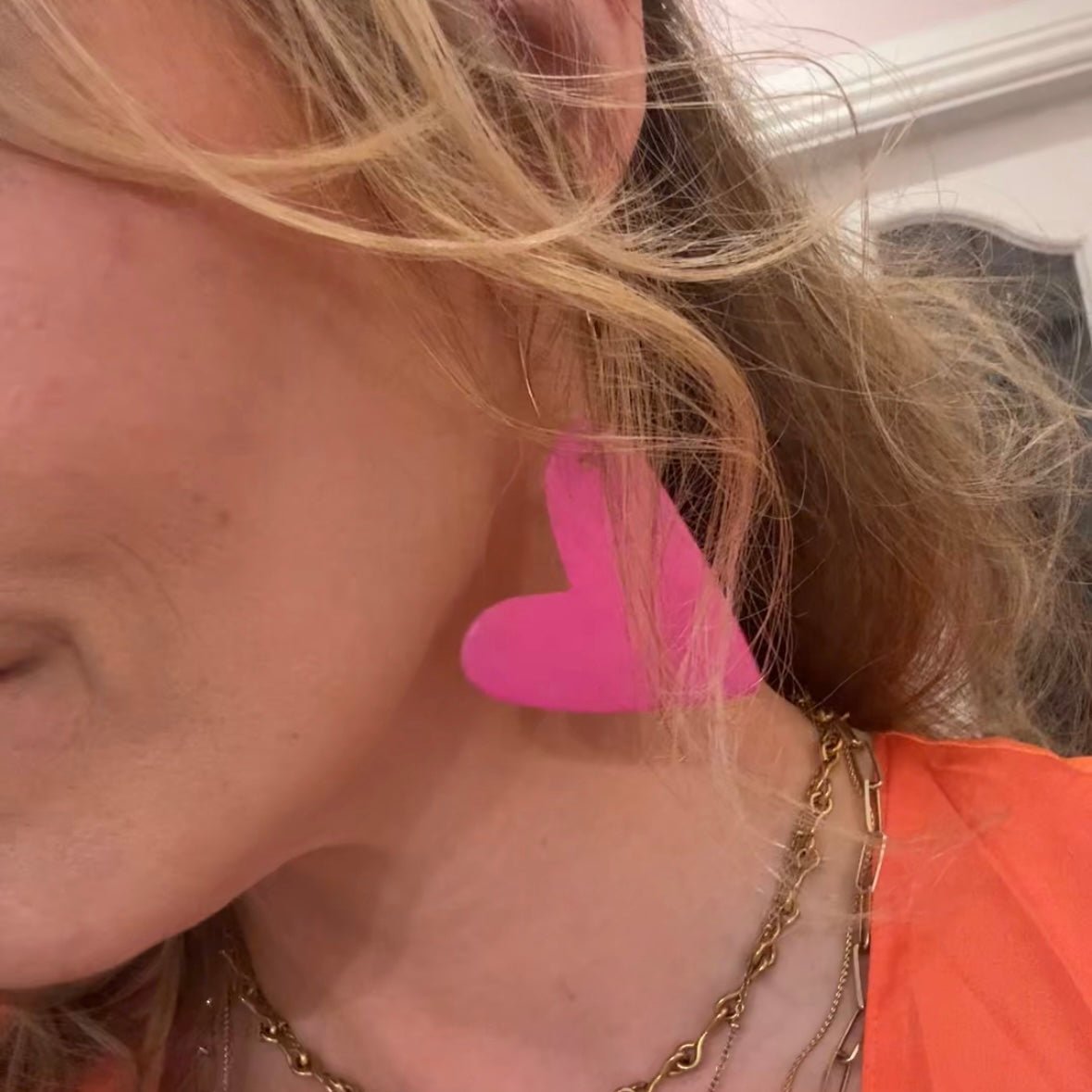 Pretty in Pink Hoops - Smudges