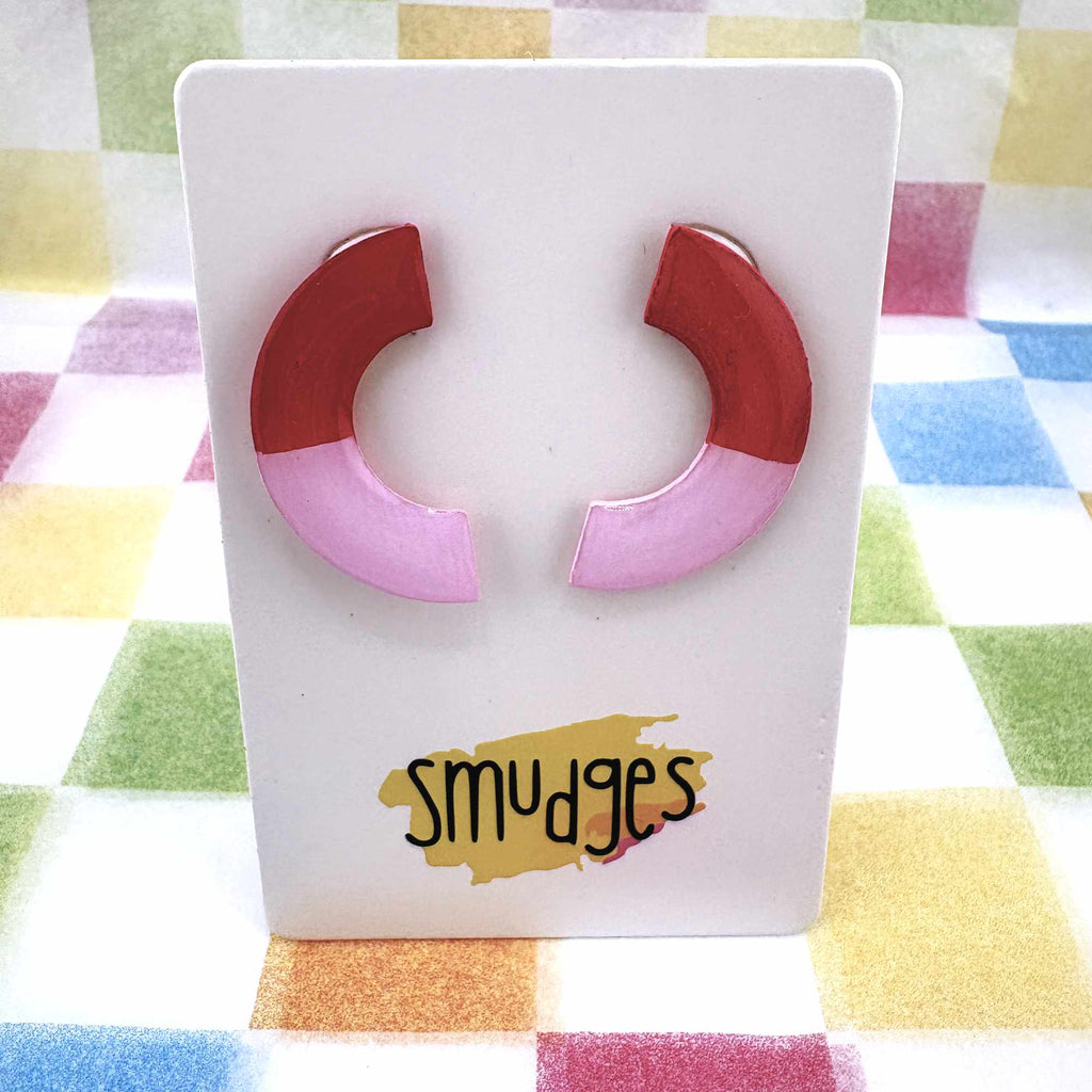 Split Decsion Studs - Smudges