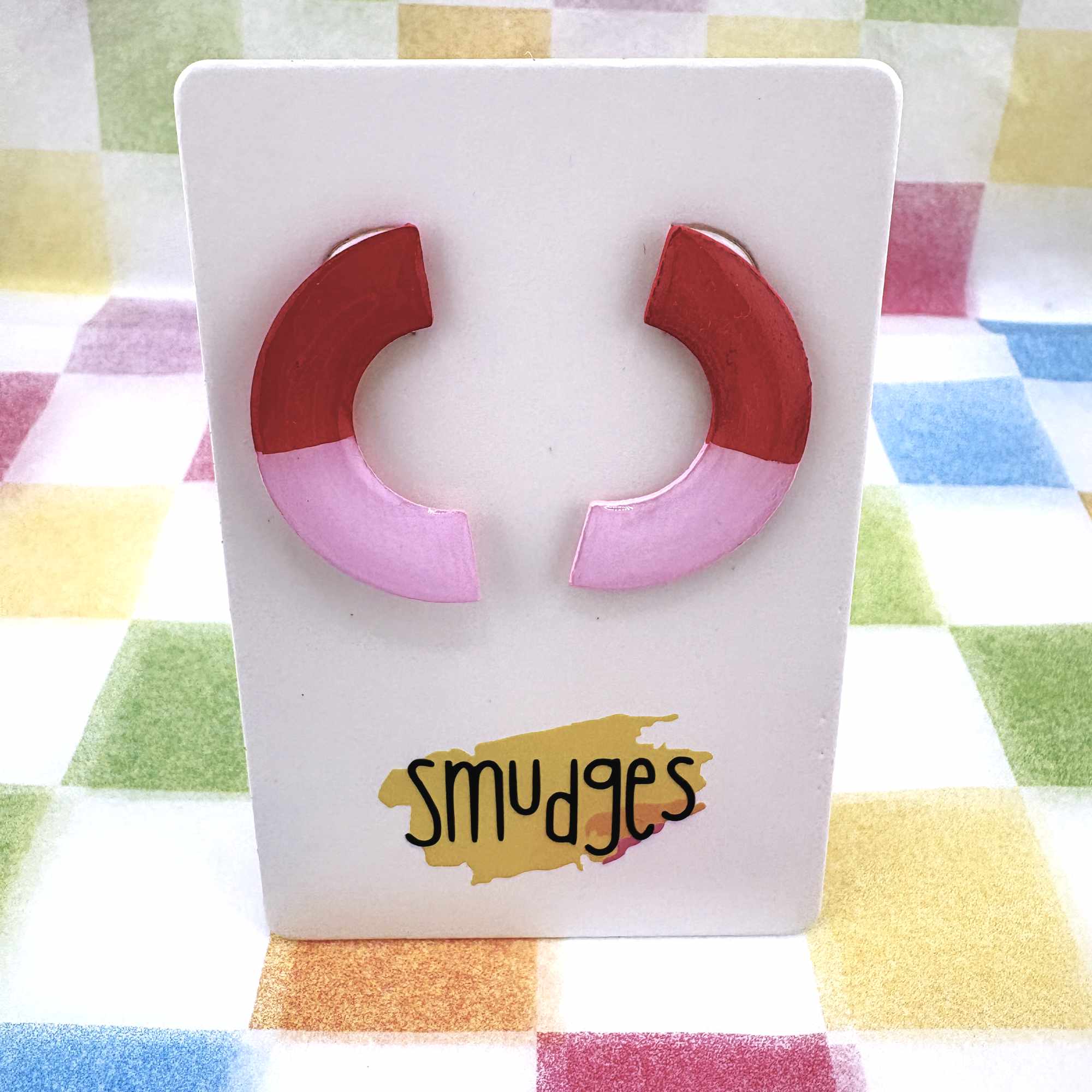 Split Decsion Studs - Smudges