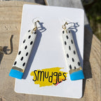 Spot On: Blue Monday Dangles - Smudges