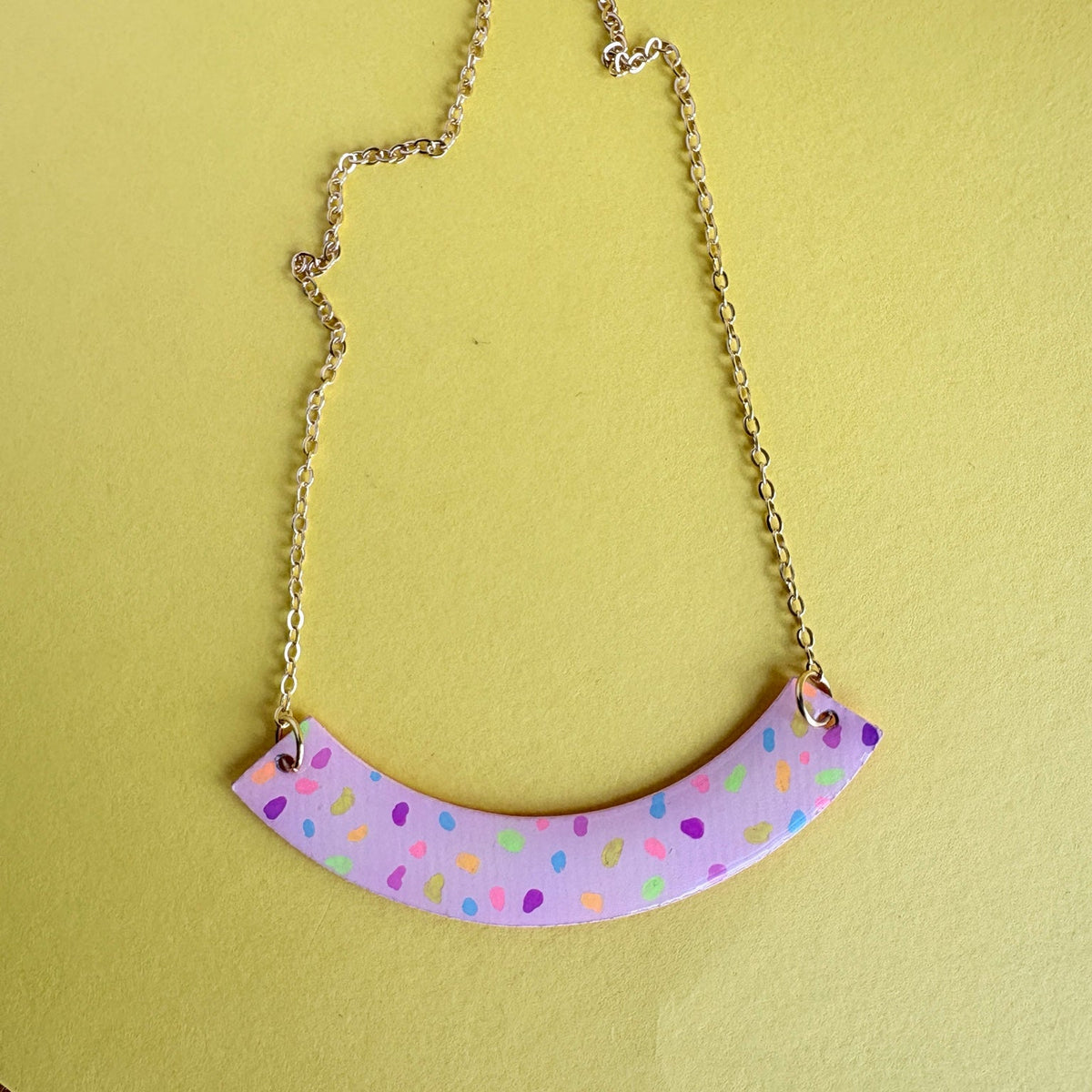 Sprinkles Light Pink Necklace - Smudges