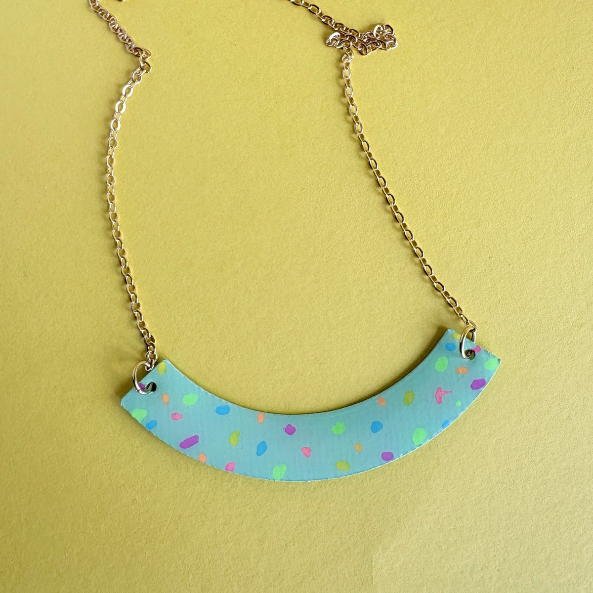 Sprinkles Mint Necklace - Smudges