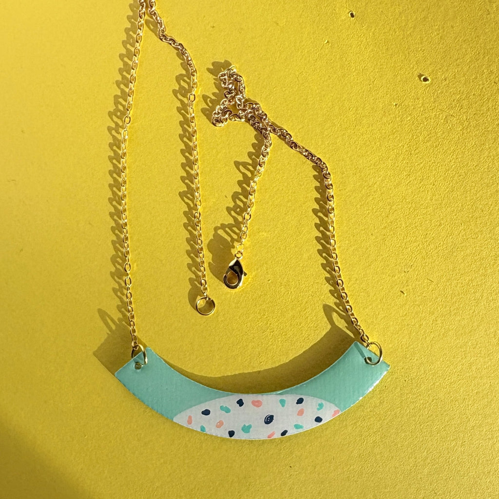 Sprinkles Teal Necklace - Smudges
