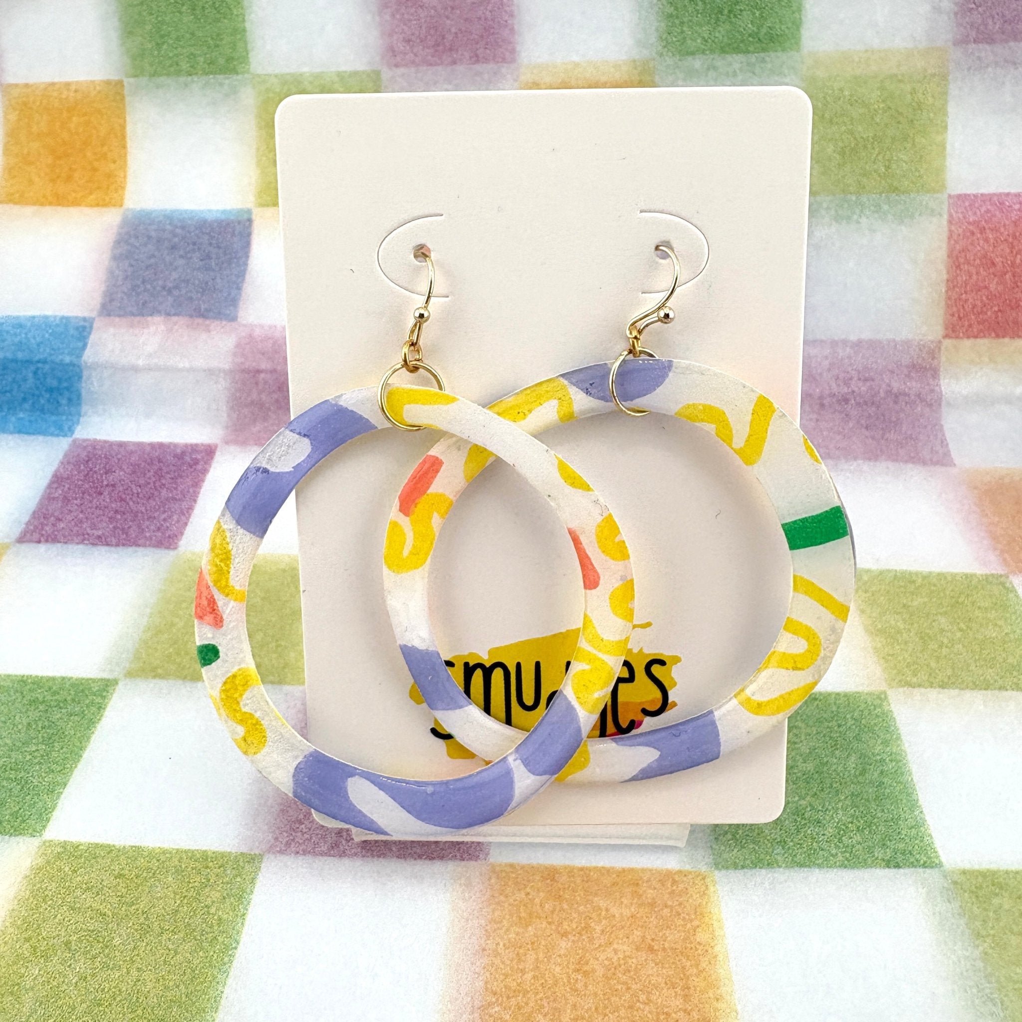 Squiggle Fest Dangles - Smudges