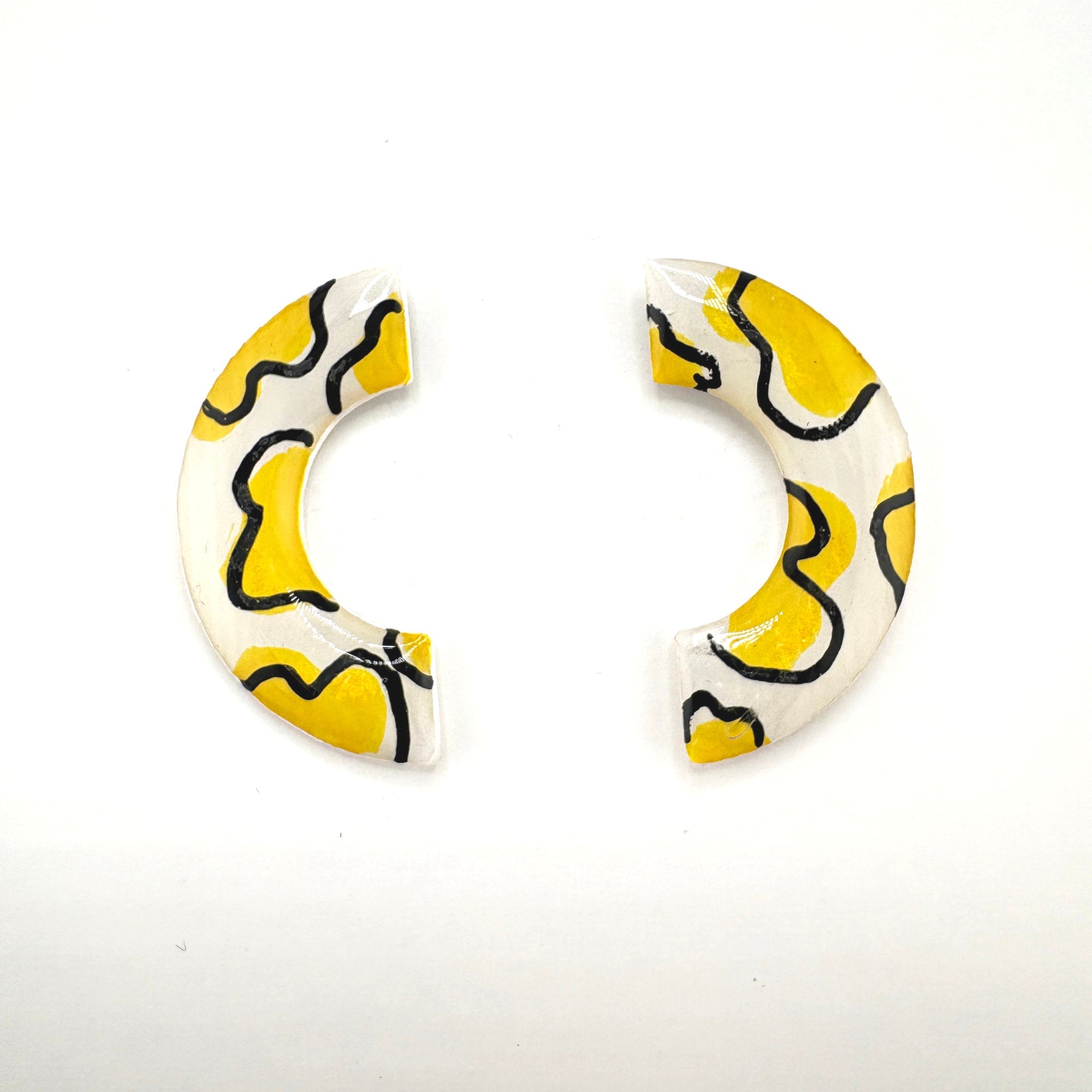 Sunny Side Up Studs - Smudges
