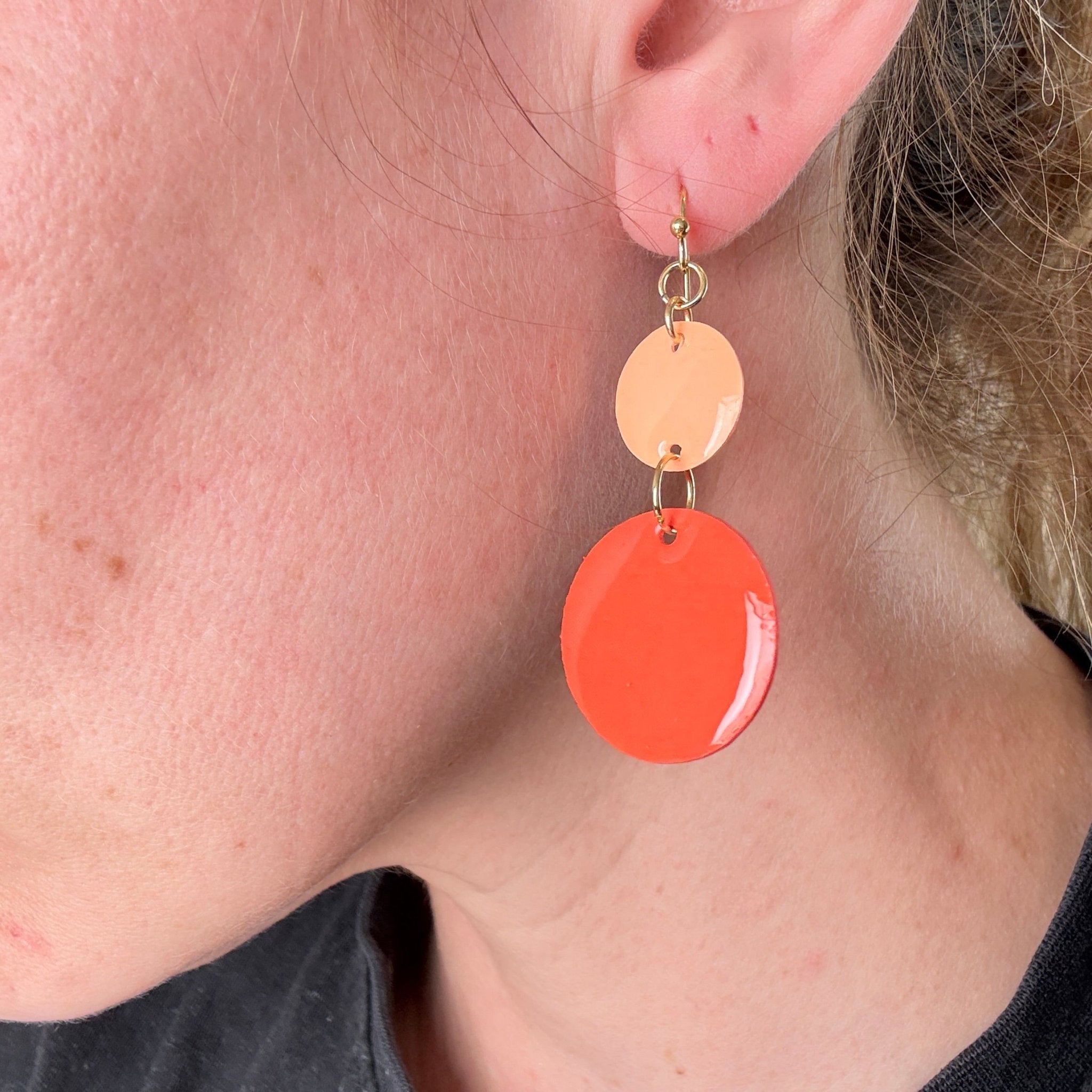 Sunset Fade Dangles - Smudges