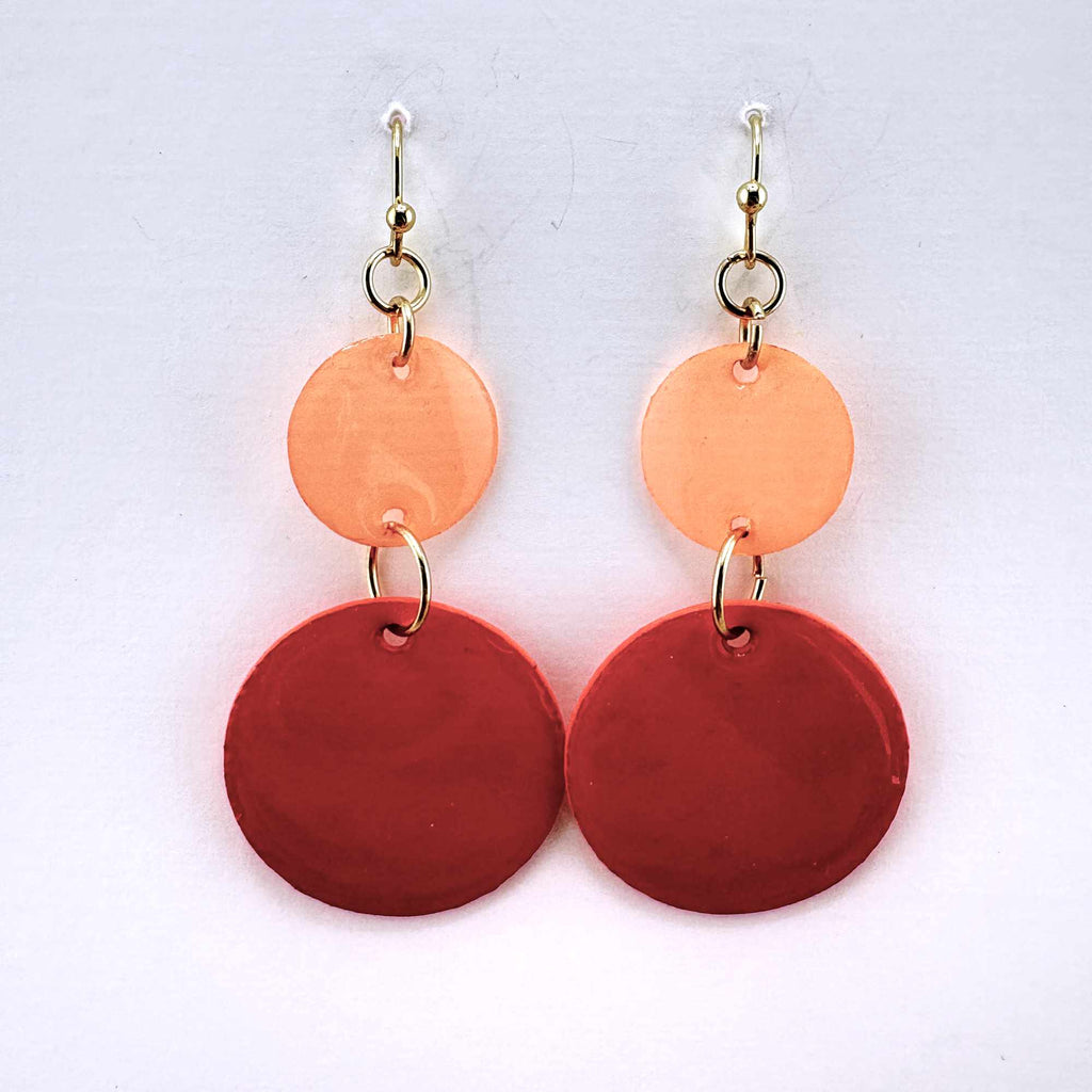 Sunset Fade Dangles - Smudges