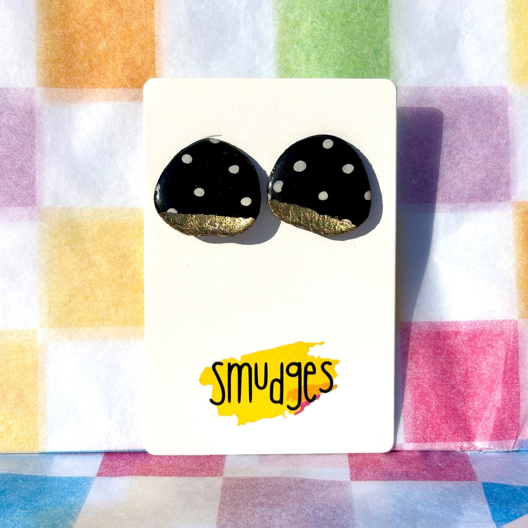 Trouble Spots Studs - Smudges