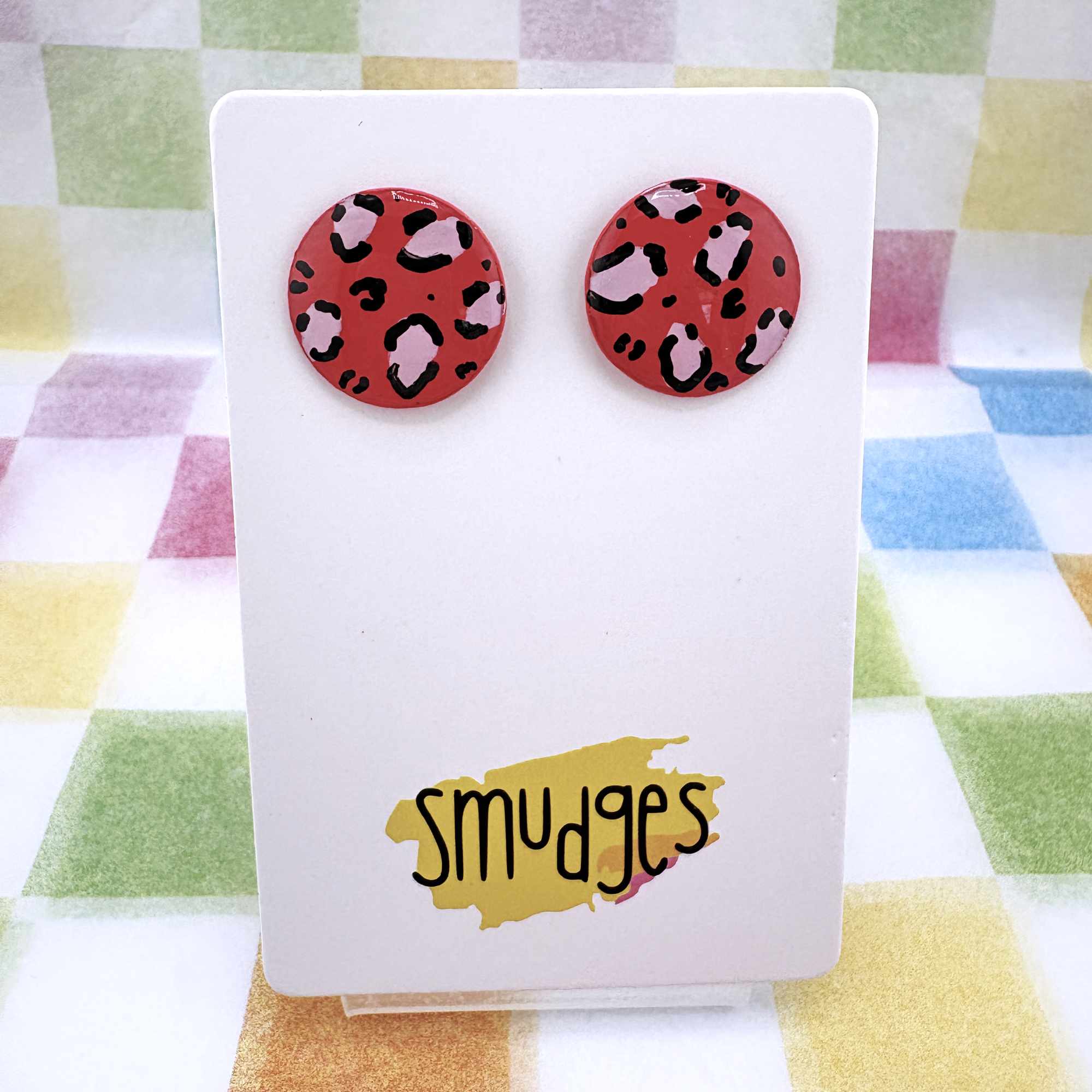 Wild Card Studs - Smudges