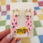 Wild Voltage Hoops - Smudges