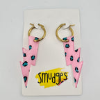 Wild Voltage Hoops - Smudges