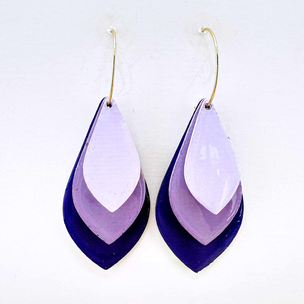 Wisteria Whisper Hoops - Smudges