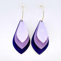 Wisteria Whisper Hoops - Smudges