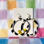 Zebra Crossing Dangles - Smudges
