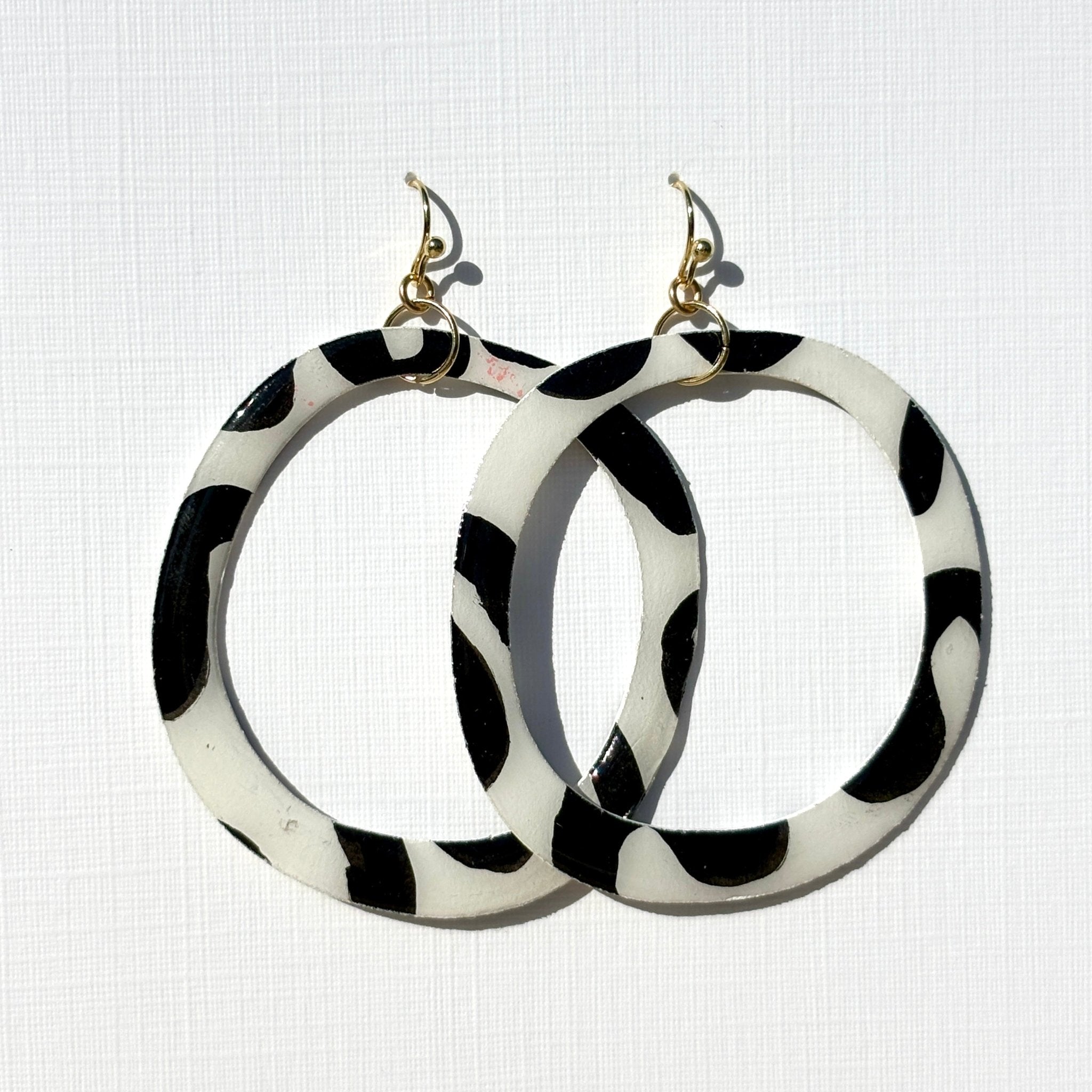 Zebra Crossing Dangles - Smudges